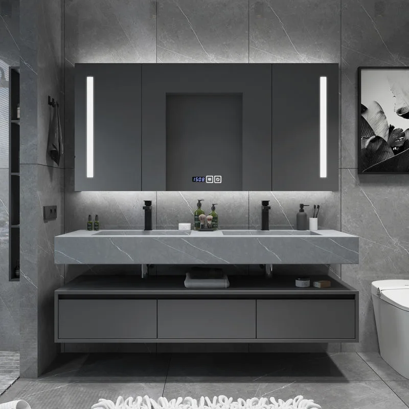 

Furniture Towel Narrow Column Multipurpose Double Washbasin Floor Space Saving Bathroom Cabinet Wooden Corner Mirrors Kast