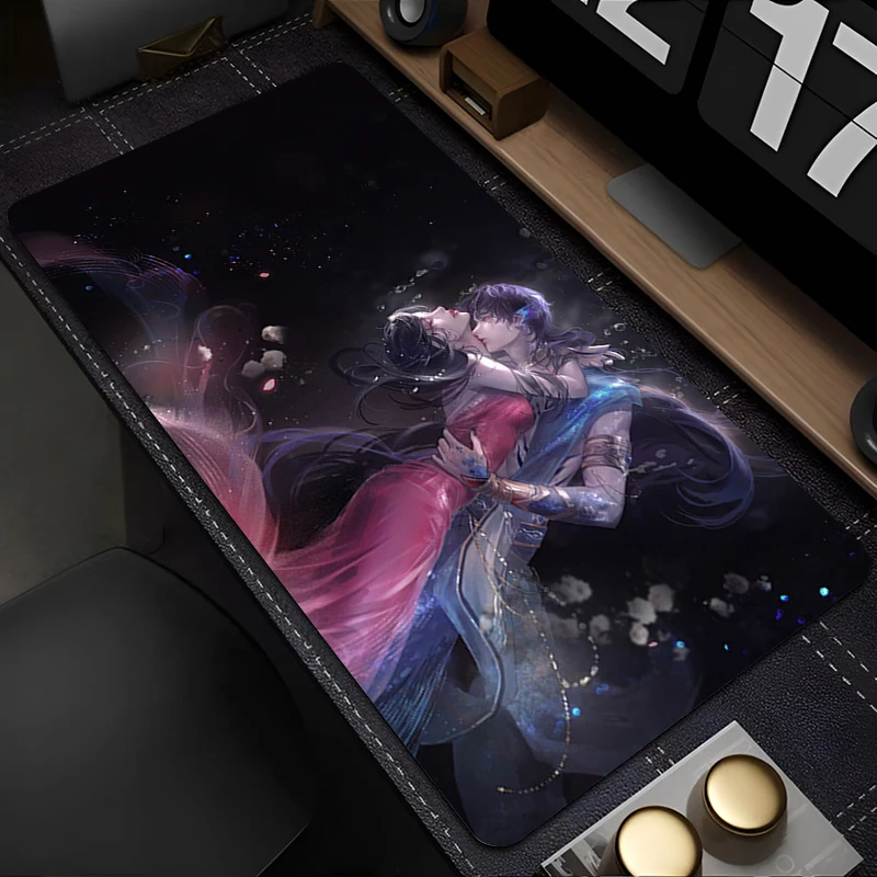 

Mousepad PC Accessories Gaming Mouse Pad Non-slip Keyboard Pad L-love And Deepspace Rafayel Large Desk Mat Rubber Extended Pad