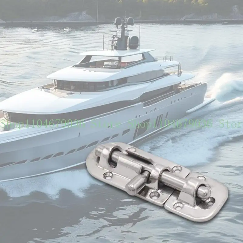 

652F Стальные люки для лодок, фиксирующая пряжка, сверхмощная высокопрочная застежка для судовых люков, простая в использовании для безопасности морских дверей