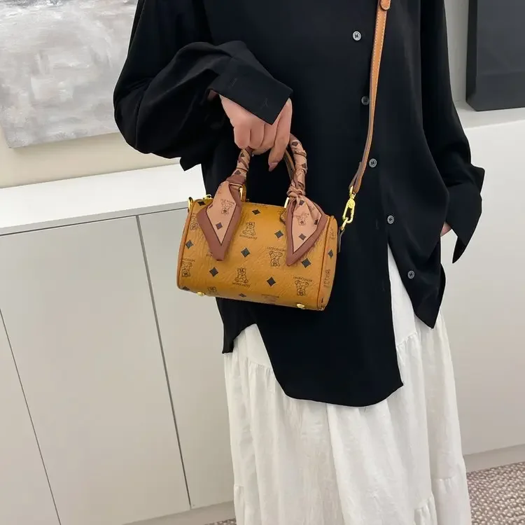 

2025 SS Puff Shoulder Bag, Multi-Way Convertible Top Handle & Crossbody Purse for Women, Textured Day to Night Tote