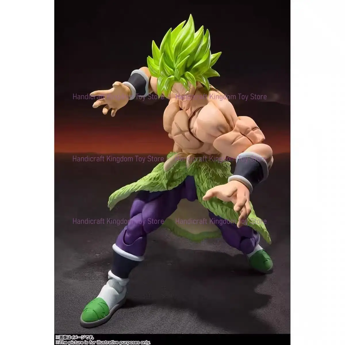 

In Stock Bandai SHF Son Goku Super Saiyan Broly Full Power Mode
