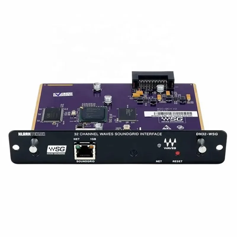 Klark Teknik DN32-WSG Expansion Card 32-Channel Low-Latency Aoip in Waves Soundgrid Network Interface of Midas M32 Digital Mixer