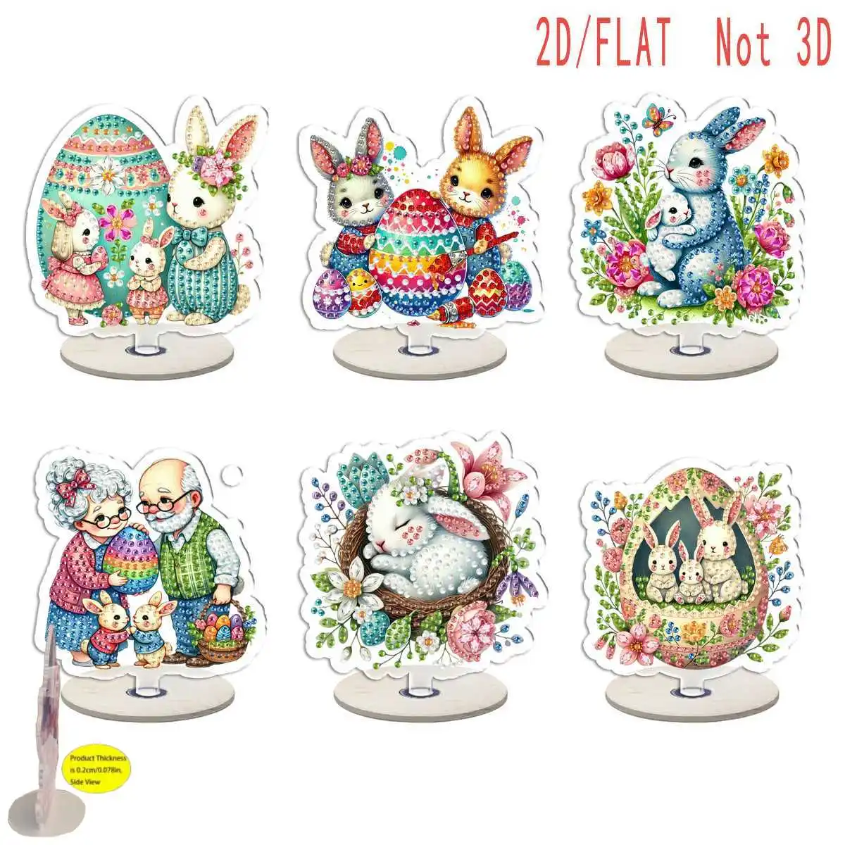 Set Of Six Diamond …