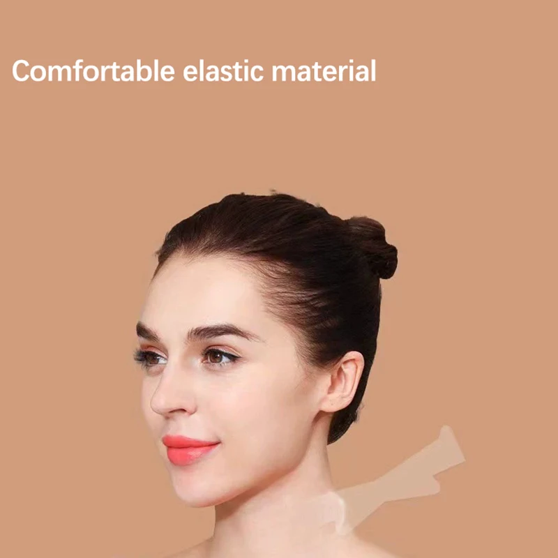 10 Uds. Pegatinas para levantar la cara y el cuello, transpirables, impermeables, antiarrugas, parche para levantar la barbilla, cuidado de la piel, cinta adhesiva Invisible