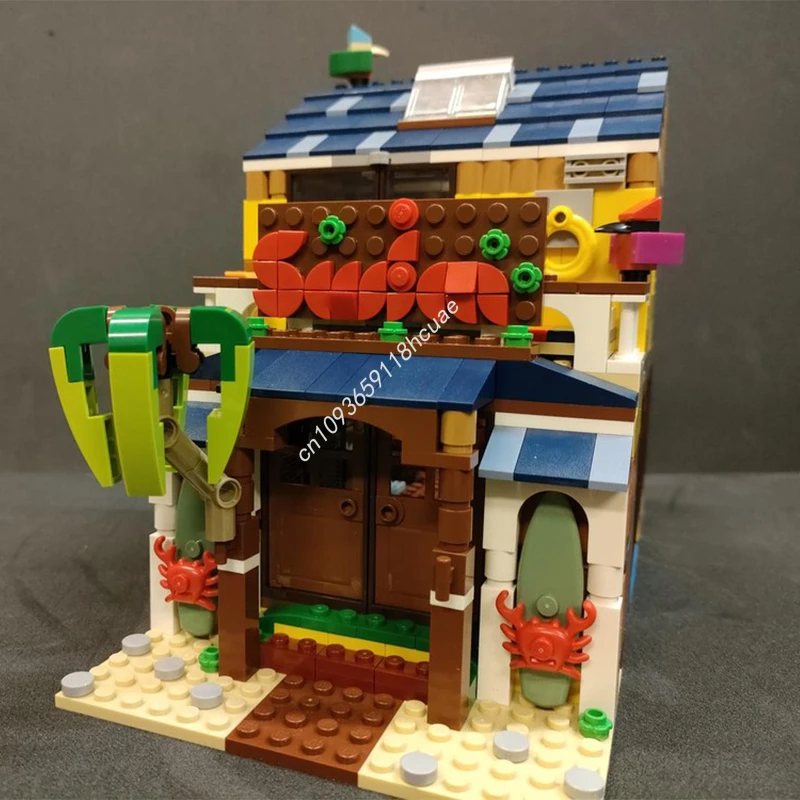 866 Uds. MOC Kurts Poolbar Modular nan modelo bloques de construcción idea niños arquitectura juguetes educación regalos de navidad