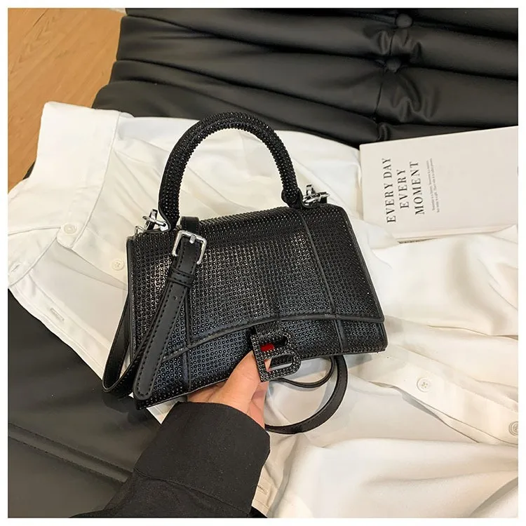 حقيبة يد ماسية جديدة لخريف 2025 - محفظة كتف صغيرة للنساء، حقيبة كروس وحقيبة متعددة الاتجاهات، أنيقة وأنيقة