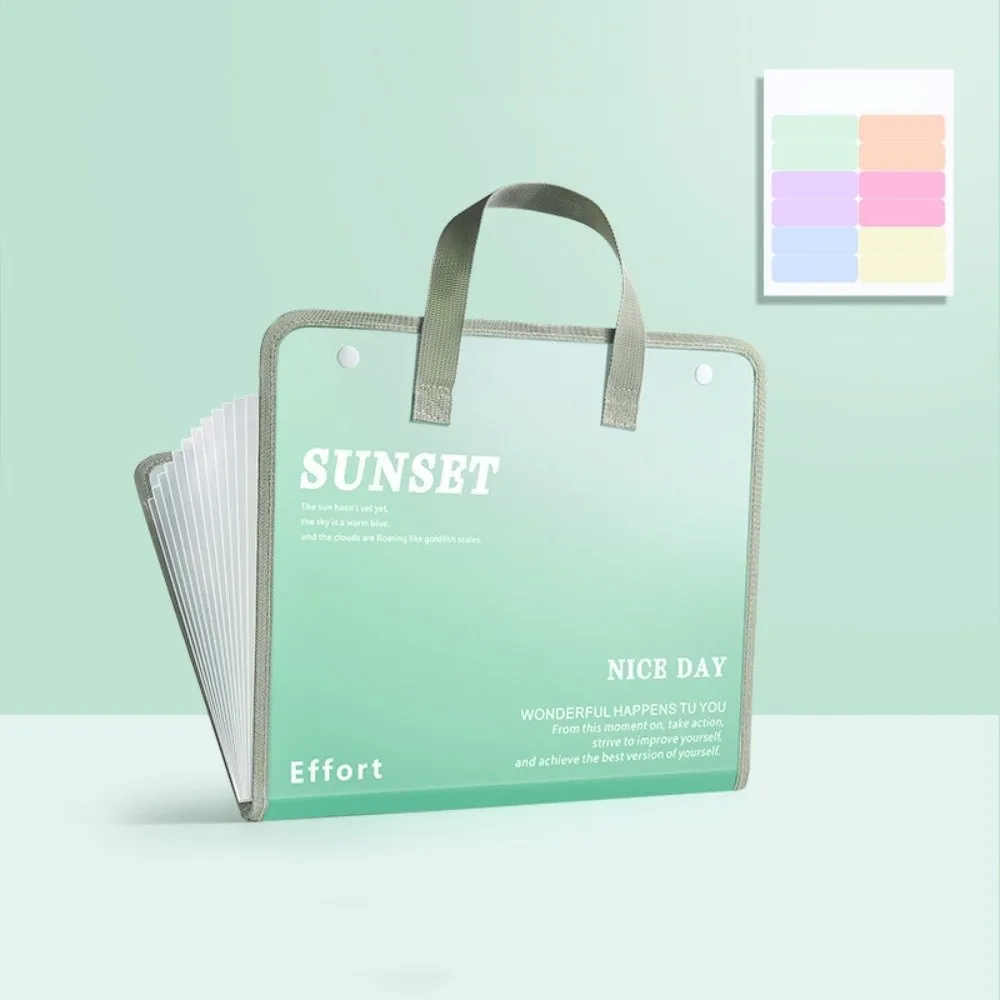 

13-слойная расширяющаяся сумка для файлов, портативная водонепроницаемая сумка для документов, многофункциональный грязезащитный буклет для хранения тестовой бумаги