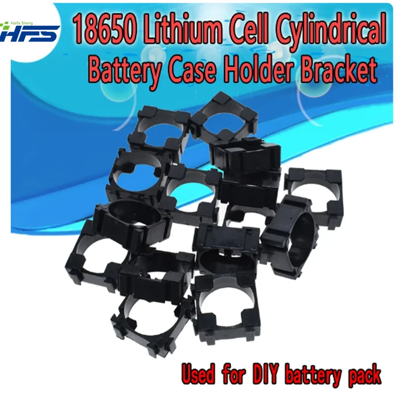 20PCS 18650 Lithium Cell Cylindrical Battery Case Holder Bracket for DIY Battery Pack 18650 li-ion holder Safety anti vibration