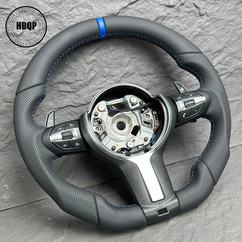 The Steering Wheel Suitable For Bmw F30 F10 F31 F20 E70 E90 Is Made Of Alcantara Material And Sports Steering Car Accessories