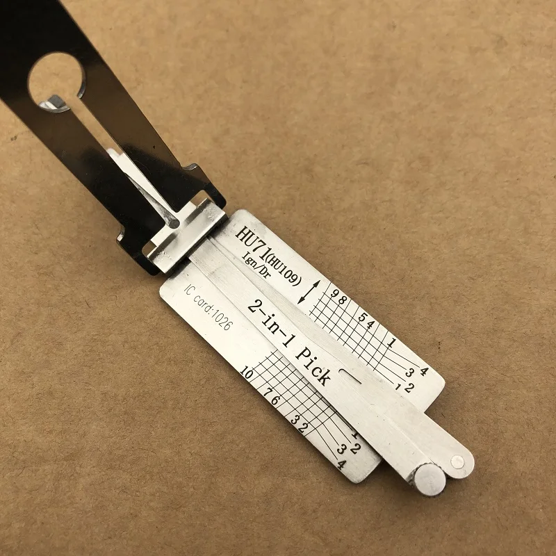 Lishi 2in1 HU71_HU109 Original Decoder Schlossöffnungswerkzeug Schlüsseldienst-Werkzeug Autotür-Öffnungswerkzeug für Scania – Detail 2