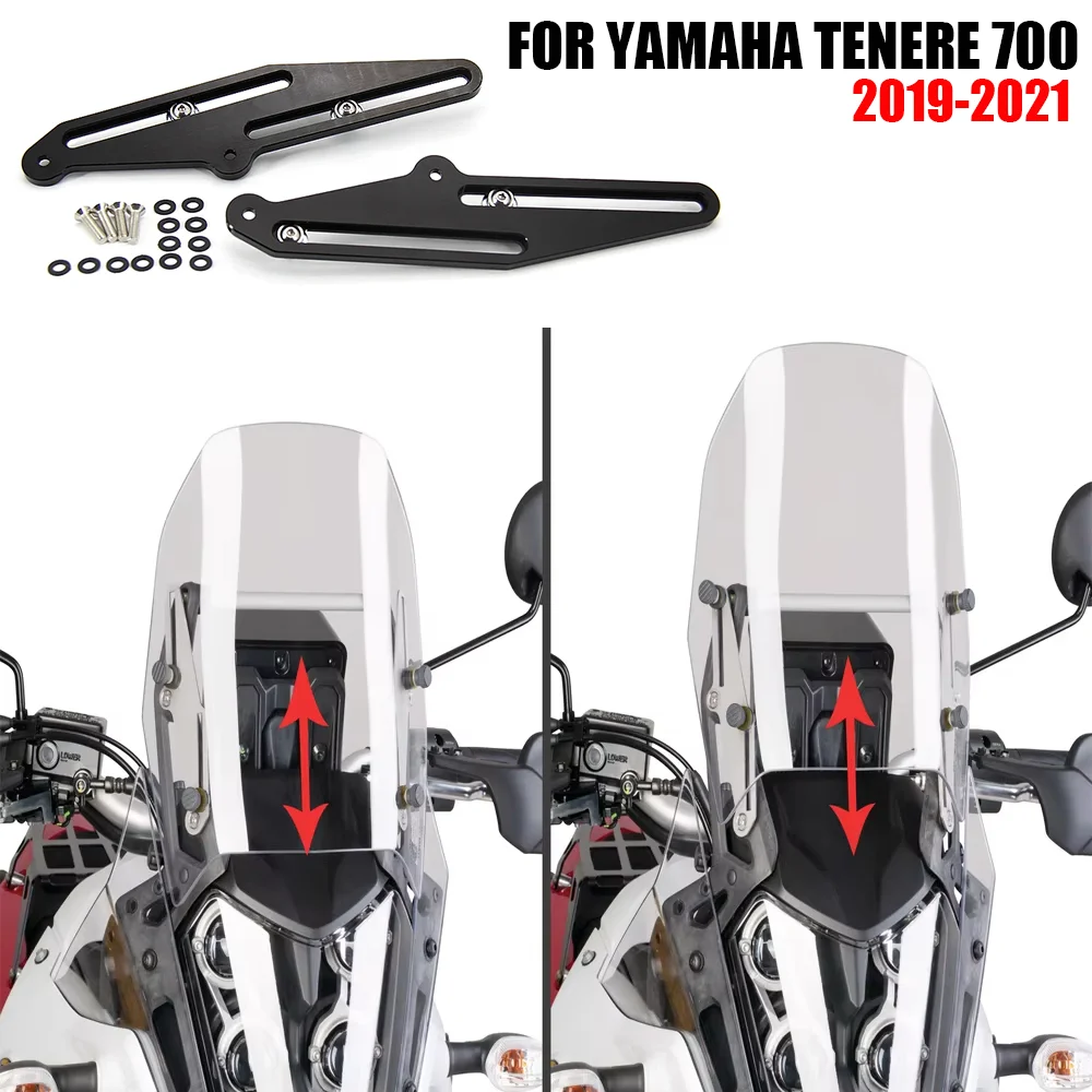 

Modification accessories Windshield Bracket Motorcycle Windshield Adjuster For YAMAHA TENERE 700 T700 T 700 Tenere 700 T7