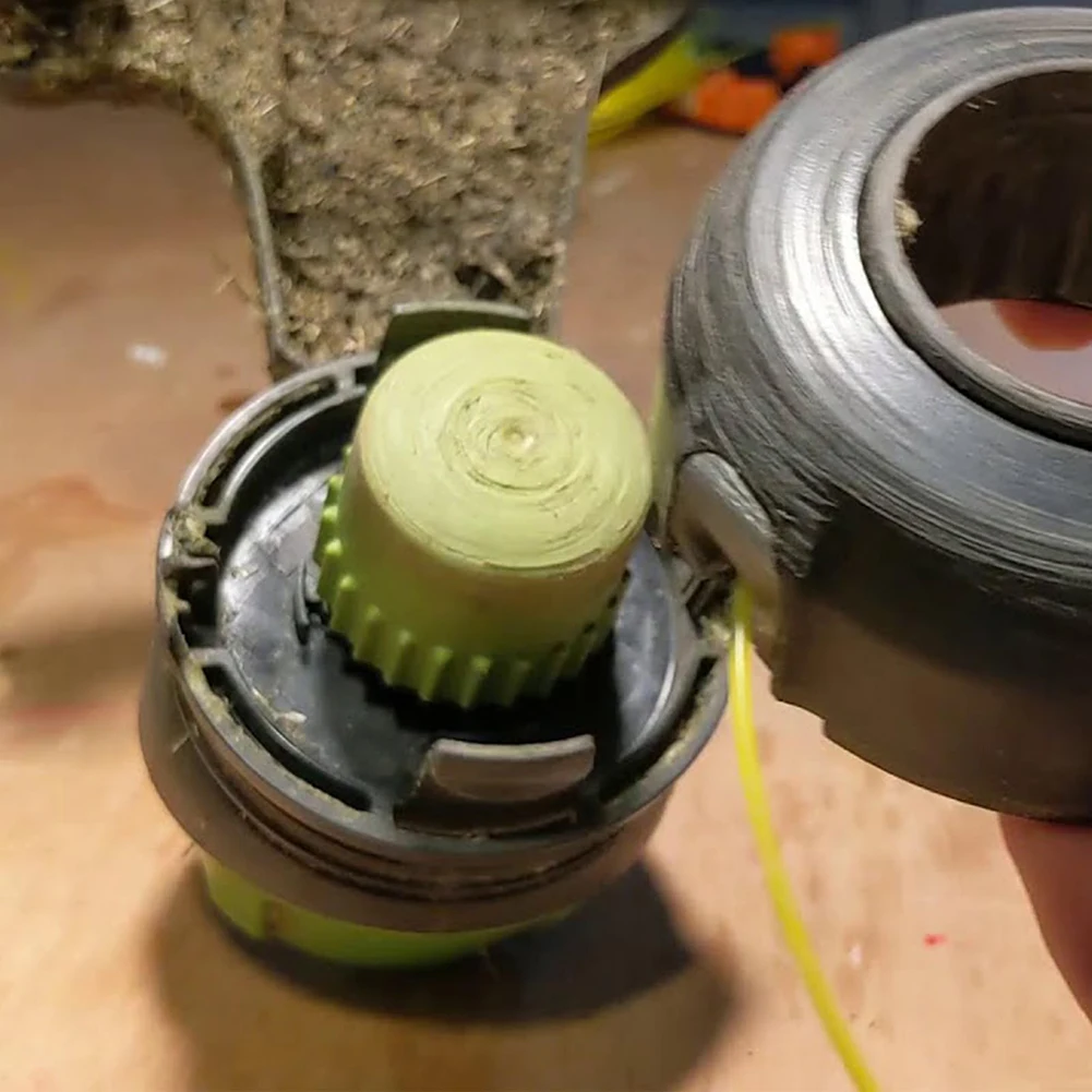 For Greenworks-Compatible 6-Pack SB00L00 Bump Knob for ST80L200 and Various 40V 24V String Trimmers ABS Spool Cap