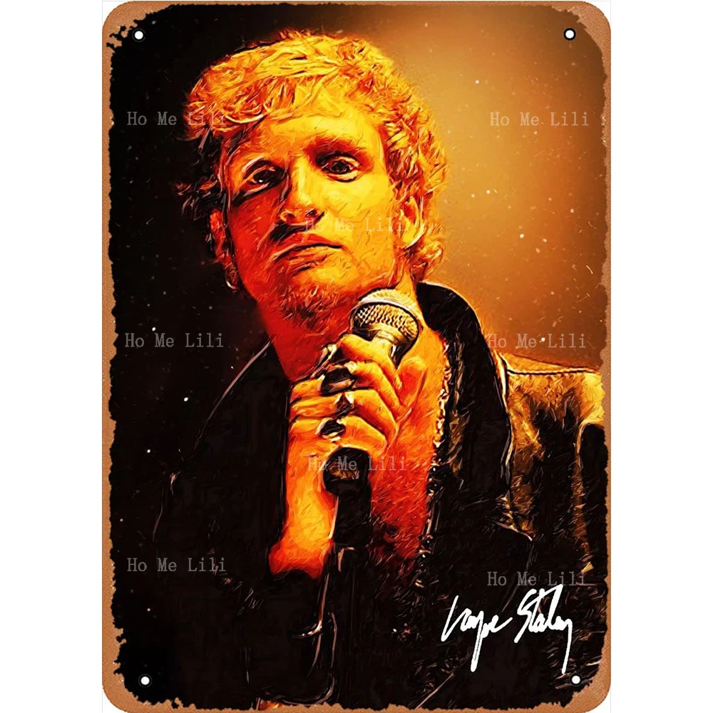 

Artist Layne Staley Metal Sign Poster Vintage Art Wall Decor