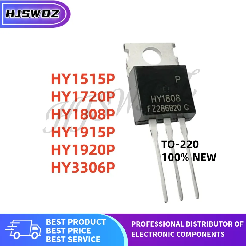 10Pcs/lot New HY1515P HY1720P HY1808P HY1915P HY1920P HY3306P HY1515 HY1720 HY1808 HY1915 HY1920 HY3306 TO-220 MOS Tube