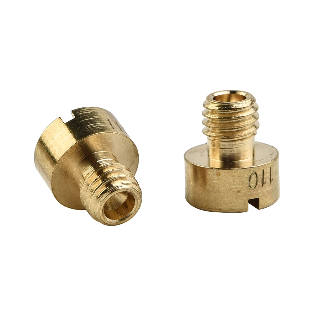 15 Pack of For Mikuni Carburetor Main Jets Fits Models VM22 VM24 VM26 and VM30 Aluminum Material with Engraved Sizes