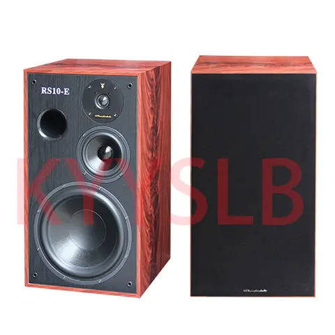 KYYSLB 200W 10 Inch Bookshelf Speakers Passive Wooden 3 Way Fever Hifi Home Theater System Sound Equipment Amplifiers Speaker