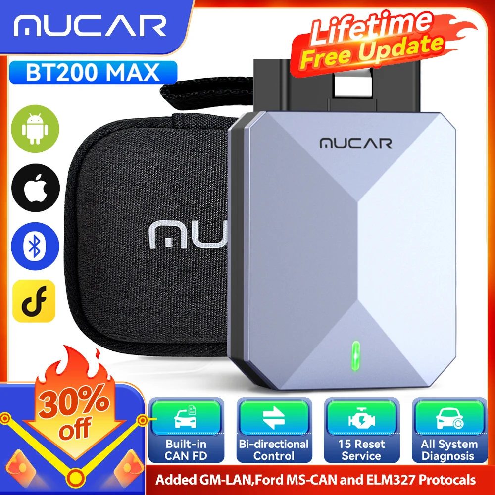 MUCAR BT200 Max OBD2 Skaner