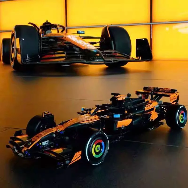 

НОВИНКА 2026: Технический классический спортивный автомобиль MCL39 (оранжевый) 42228 — конструктор MOC для самостоятельной сборки, модель для мальчиков, подарок