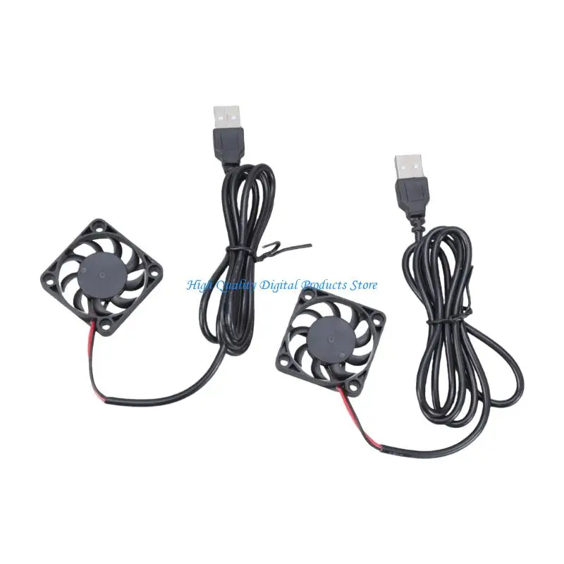 U2JE MALTY Используйте 40 -миллиметровый вентилятор USB Powereds для улучшения охлаждения маршрутизаторов, серверов, рабочих и