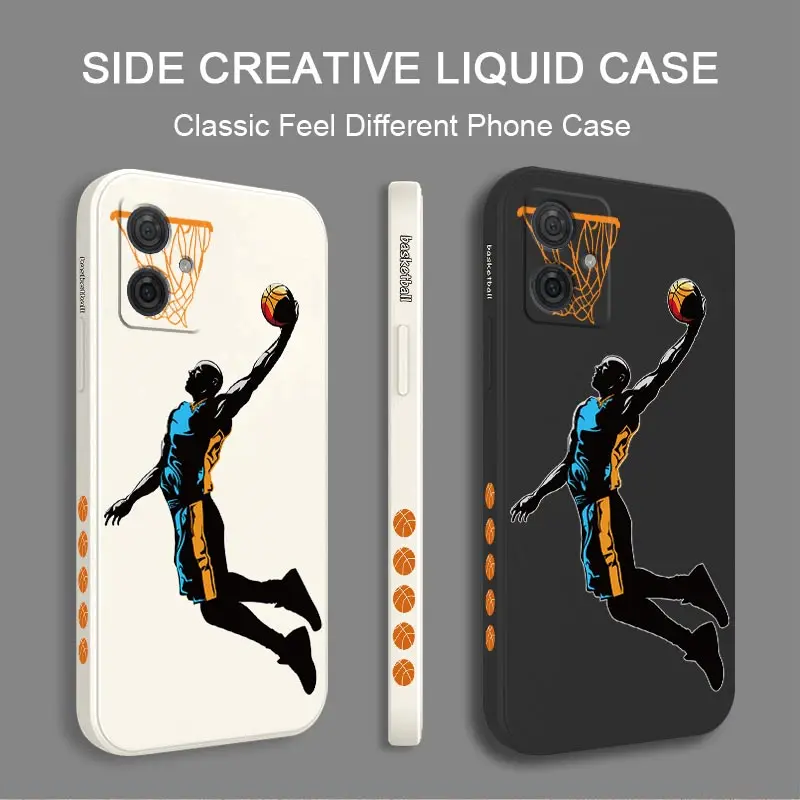 G54 Sport Boy Silicone Phone Case For Motorola Moto G54 G53 G72 G52 G50 G42 G100 G9 G9Plus G84 G34 G22 G24 G14 G8Play G8 Cover