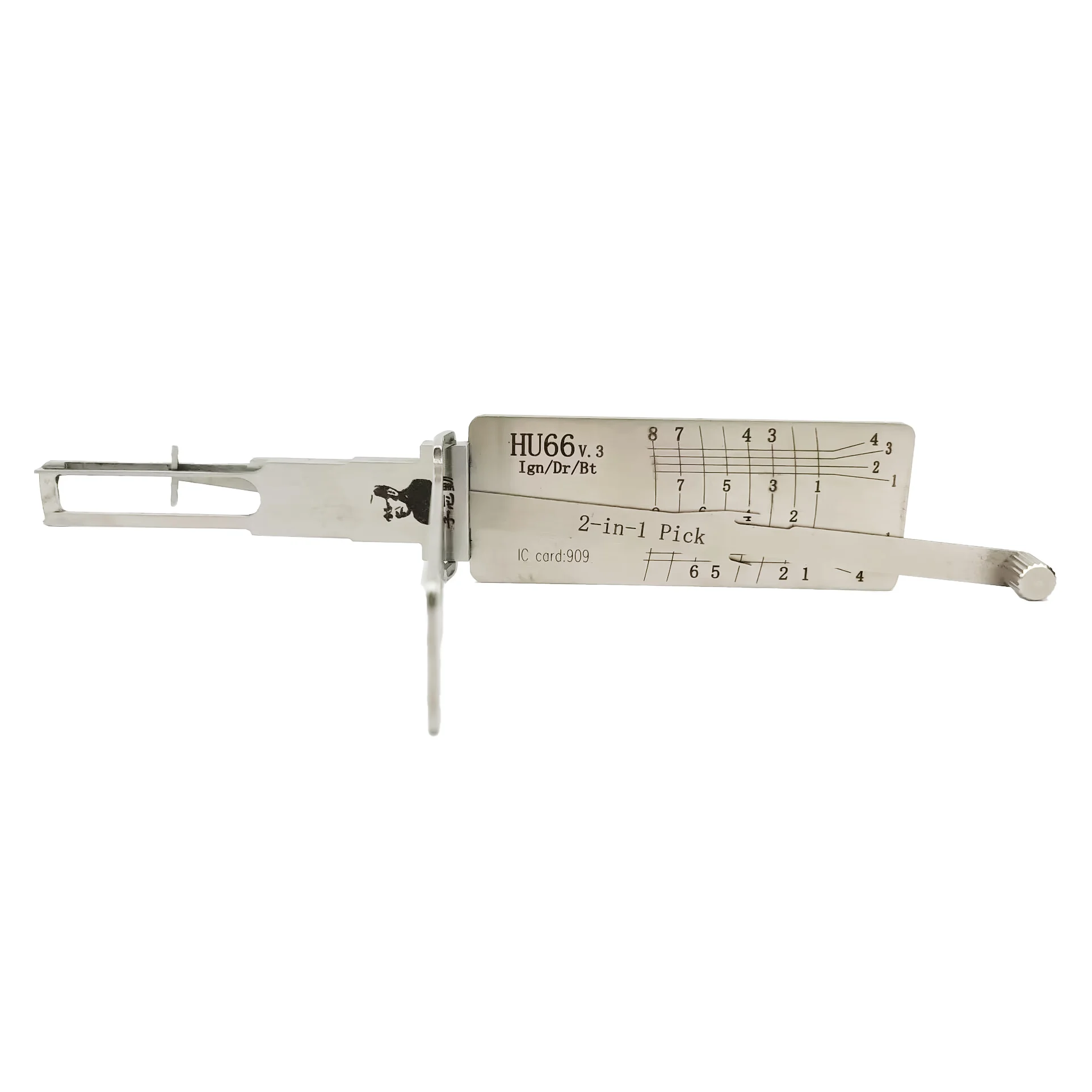 New Single lifter HU66  Lishi 2 in1 for VW Skoda Porsche audi Open Car Door Locksmiths tool Decoder