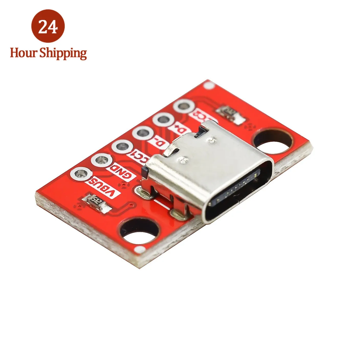 1pcs TYPE-C Female Test Board USB3.1 16P to 2.54 High Current Power Adapter Board Module for Arduino