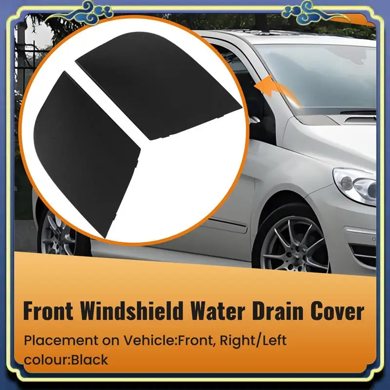 

AU16-Engine Hood Hinge Cover Water Drain Cover Hood Corner Guard For Mercedes For Mercedes Benz MB B Class W245 2005-2011