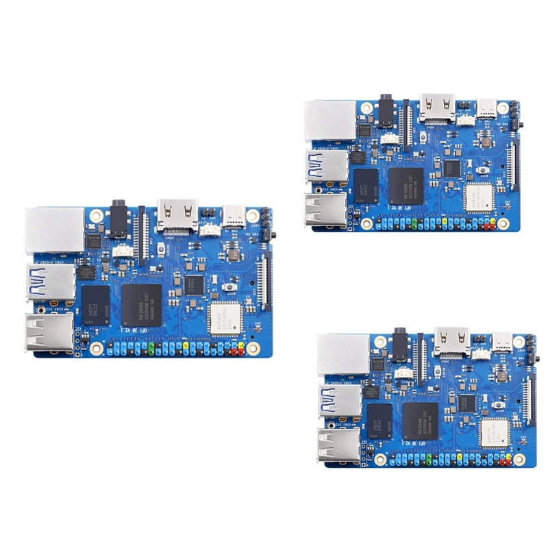 Development Board Module For Orange Pi 3B Development Board Orange Pi 3B Quad Core RK3566 Support EMMC Module