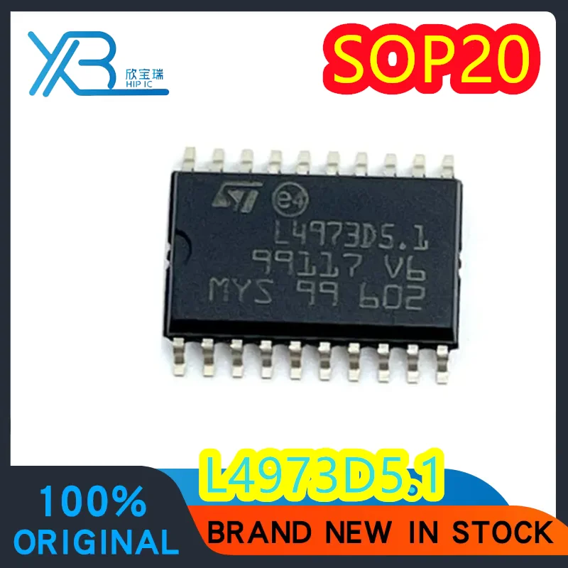 (1/30 pieces) L4973D L4973D5.1 SMD SOP-20 Original authentic switching regulator chip IC Electronics spot