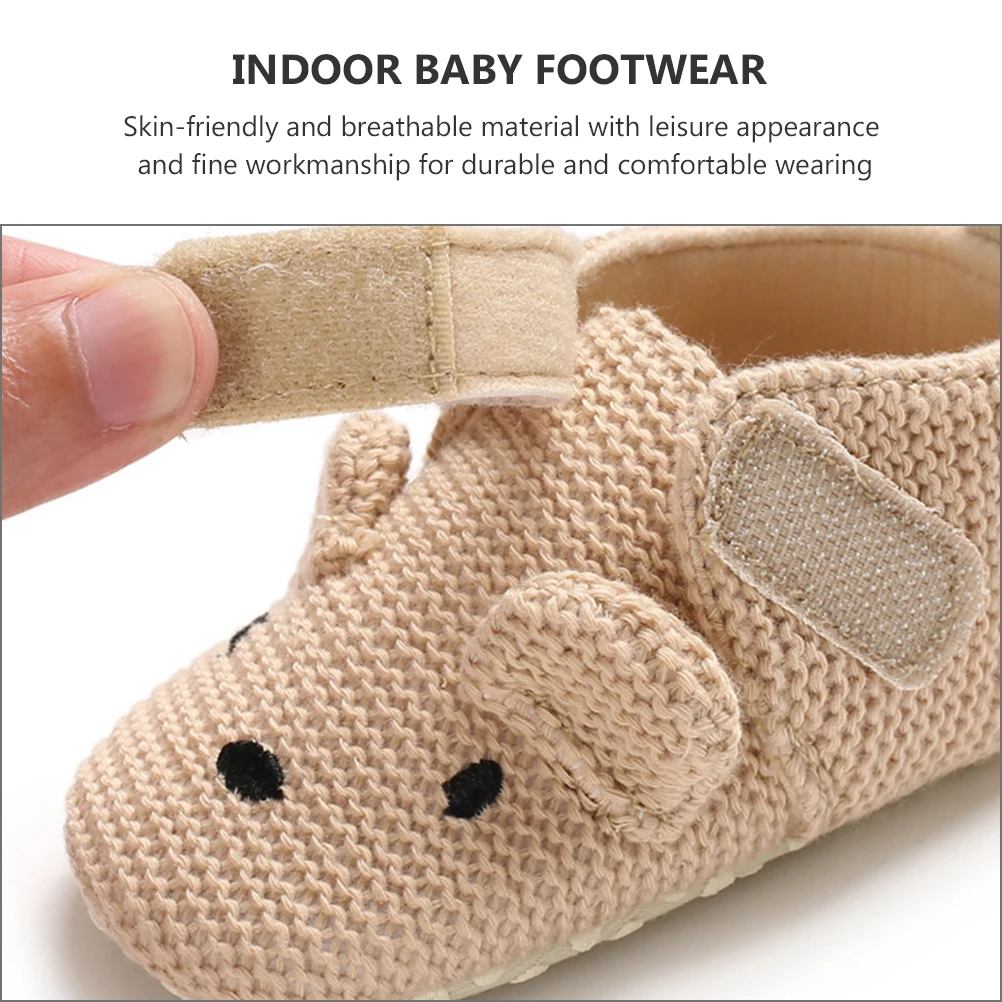

Baby Infant Walking Shoes Cotton Non slip Prewalker Lightweight Toddler Breathable Material Comfortable Indoor Footwear Kids