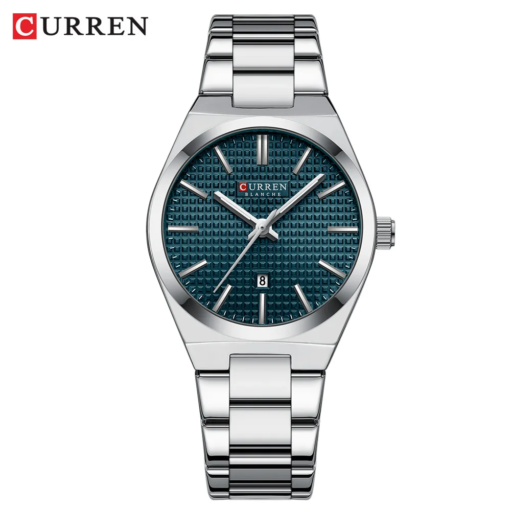 CURREN Luxury Watch For Woman Square Ladies Quartz Watch Luminous Waterproof Date Women\'s Watches Dress Female Clock reloj+box