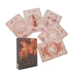 Fortune Telling Tarot Cards The Destiny Oracle Lace Tarot Divination Tools Standard Tarot Decks for Board Game Fate Divination