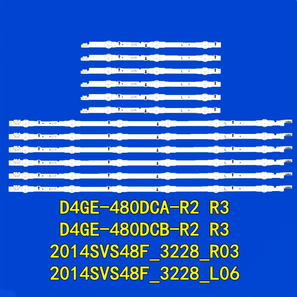 LED Strip For UE48H5000 UE48H5100 UE48H5500 UE48H6200 UE48H6300 UE48H6400 UE48H6500 UE48H6600 D4GE-480DCA-R2 D4GE-480DCB-R2 R3