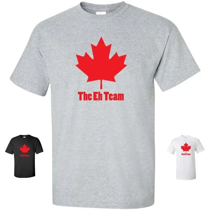 The EH Team Canada Canadian Hockey Parody Maple Leaf Men's T Shirt 164