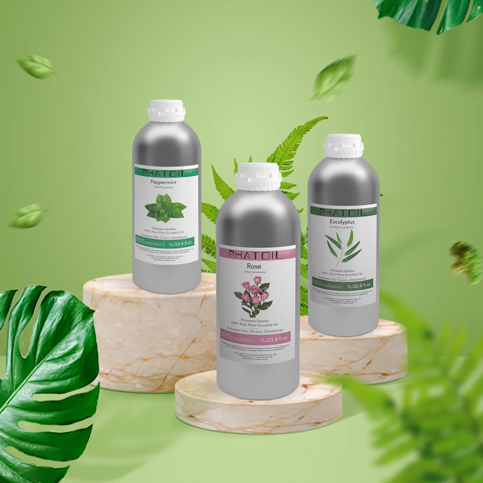 PHATOIL 1000ml 천연 아로마 테라피 에센셜 - Home Fragrance Eucalyptus 리뷰 및 가격