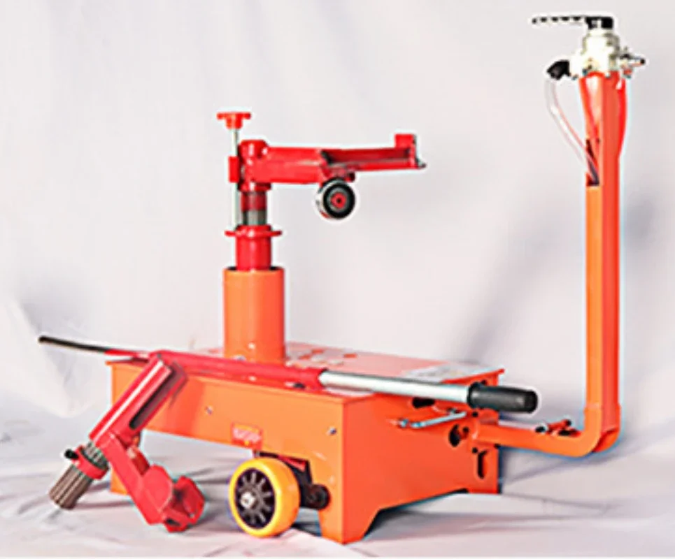 30/50T Pneumatic Horizontal jack Hydraulic With Oil Filter Orange Coated Foldable Auto Repair Lifting  jack