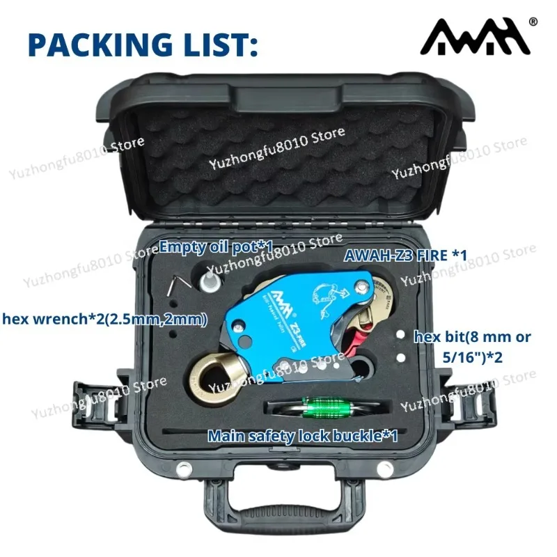 Awah Z3 Professional 285kg Load Bearing Assisted Elevator Rescue Rope Climbing Equipment Fall Protection Consumer Safety