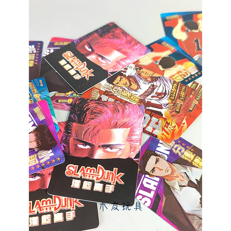 Rare Collection Signature Box Card, Slam Dunk, Sakuragi Hanamichi, Jin Soichiro, Christmas and Birthday Gift, Game Toys