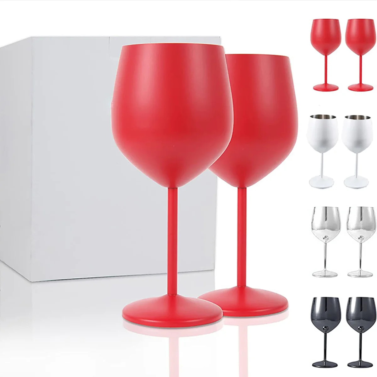 1pc Stainless Steel Wine Glass, Champagne Glass, Whiskey Glass, Creative Metal Goblet Red Wine Glass, Barrel-Type Drop-Resistant