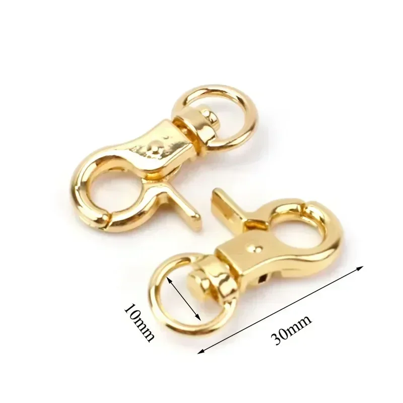10/20Pcs Metall Hummer Schwenk Schnallen Karabiner Haken Trigger Verschluss O Ring Tasche Strap Gürtel Handtasche Aufhänger DIY Nähen Zubehör
