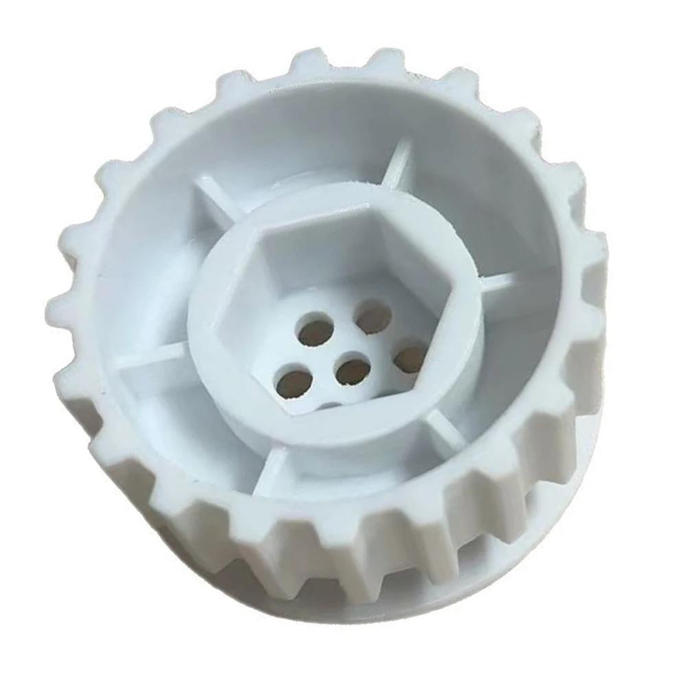 Robotic Cleaner Wheel Brush Bearing Adaptor For Pool Maintenance White Precision Engineered Reduced Wobble Design