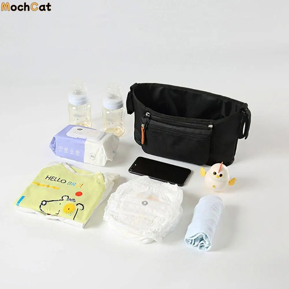 

Accessories Storage Bag Mummy Bag Pram Buggy Stroller Storage Bag Stroller Cup Holder Baby Pram Organizer Bottle Holder