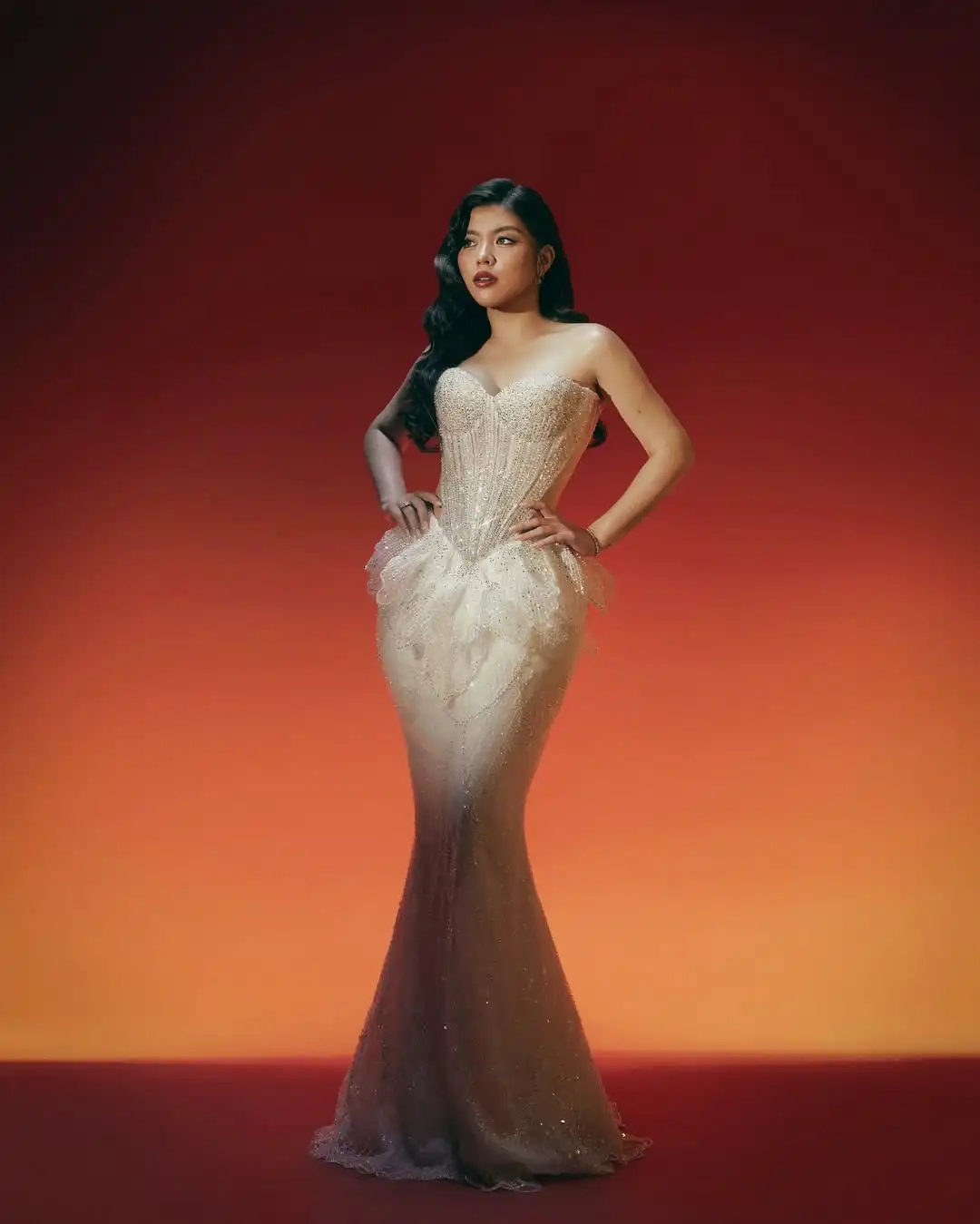 

Элегантный роскошный дизайн Русалка без бретелек на талии Многоуровневые оборки Бисероплетение Ткань с блестками Очаровательное тонкое вечернее платье для выпускного вечера Вечернее платье