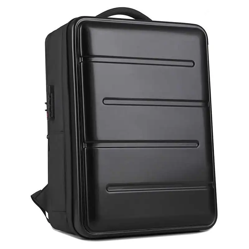 New hard shell backpack boarding bag 19-inch large-capacity travel bag business trip 5 wet and dry separation computer bag