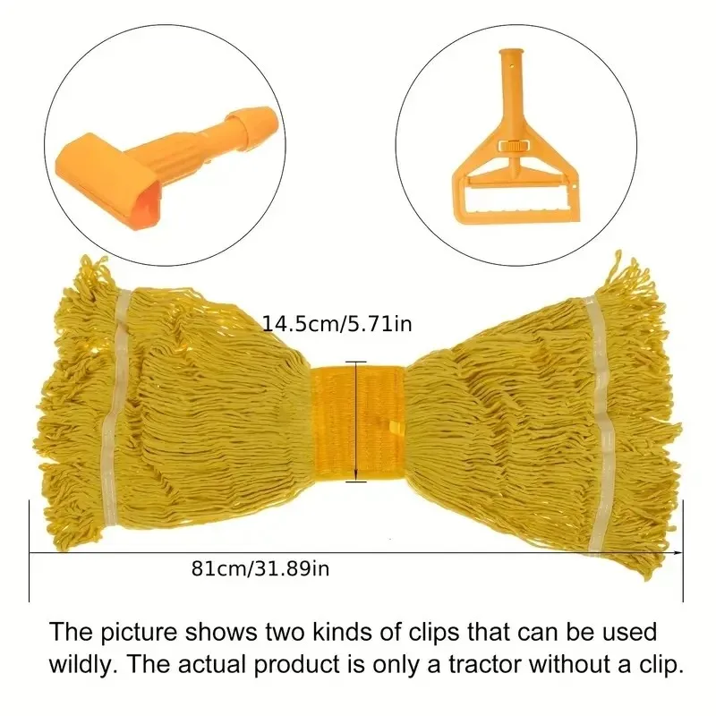 2026new 1pcs commercial mop head heavy duty commercial industrialmop, string mop head replacement string mop replacement headmop
