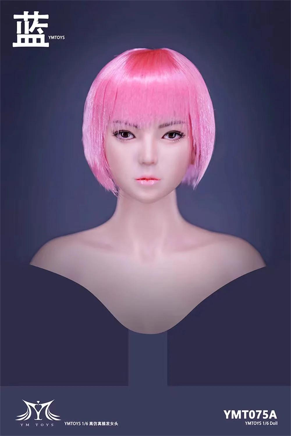 

1/6 YMTOYS YMT075 Beauty Girl Asia Woman Vivid Head Sculpture Carving Model Fit 12" TBL PH Action Figure Collect DIY