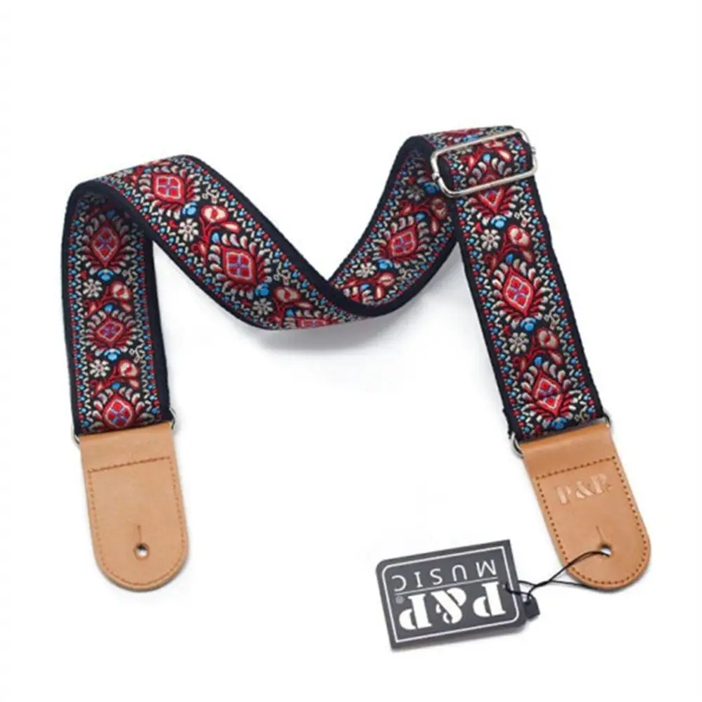

Accessories Thickening Bass Belts Embroidered Widening Guitar Strap Guitar Shoulder Belt Guitar Belts Electric Guitar Belts