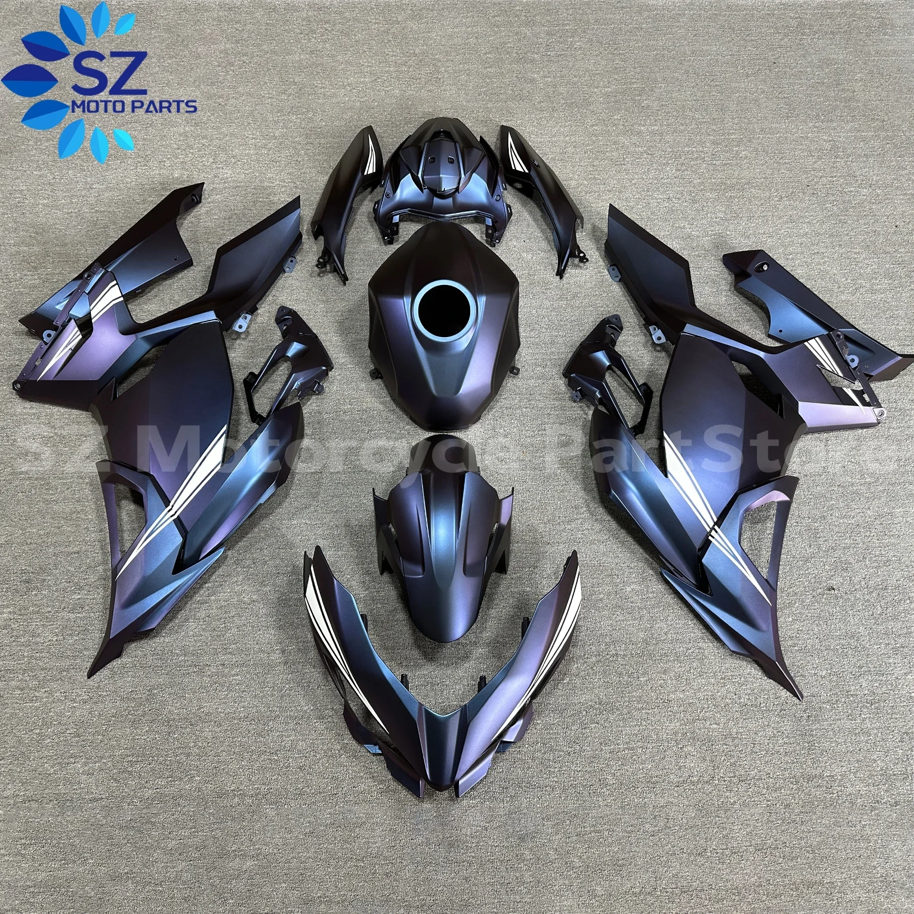 for Kawasaki Ninja400 NINJA 400 2018 2019 2020 2021 2022 2023 motorcycle complete fairing ABS plastic body decoration kit