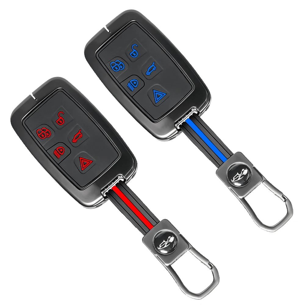 

Zinc Alloy Car Remote Key Case Cover for Land Rover Range Rover Sport Evoque Freelander Velar Discovery 4 Jaguar XE XJ XF Guitar