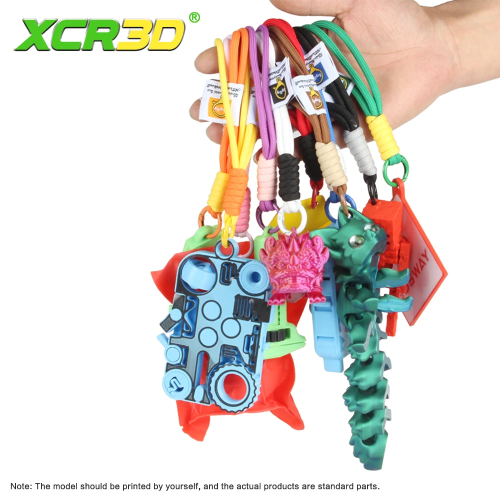 For 3D printer Bambu Labs pendant decorative model lanyard decoration creator treasure trove toys DIY Split Ring Keychain